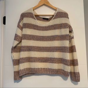 Suzy Shier | Striped Knit Sweater